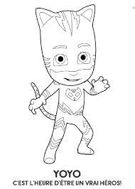 Voir plus d'idées sur le thème pyjamasque coloriage, pyjamasque, coloriage. Coloriage Les Pyjamasques Yoyo Momes Net