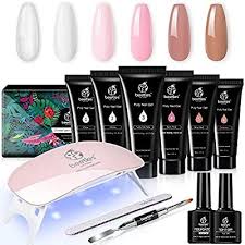 Amazon Com Beetles Poly Nail Gel Kit Nail Extension Builder Gel Nail Enhancement Trial Kit Professional Nail Technici Builder Gel Nails Gel Nail Kit Nail Kit