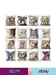 Xxl memory foam shredded dog bed pillow, waterproof liner, denim cover large pet. Decorative Pillow Covers Ebay Home Garden Dog Pillow Covers Dog Cushion Covers Sofa Cushion Covers