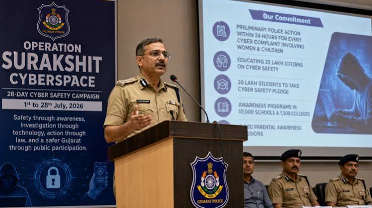 Operation Surakshit Cyberspace Gujarat Police