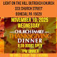 LOTHOC Thanksgiving Dinner event in Donegal, PA