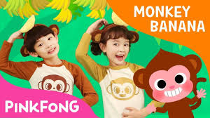 Monkey Banana Dance Dance Along Pinkfong Songs For Children Youtube Banana Dance Monkey Dance Kids Songs