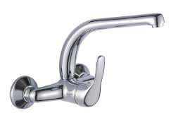 Los grifos de pared son la mejor solución para quienes no tienen espacio en el lavabo y necesitan instalar un grifo en la pared, con la boquilla sobre el lavabo. Grifo Fregadero Monomando Pared Cano Alto Cromo 15cm 2 Anos De Garantia