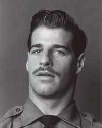 Roger Zellner aka Eric Stone, photographed by Stanley Stellar, New York  1990. Hesitant, slightly awkward or reserved, the melancholy dream.  @stellar.fse wrote about Roger for @theaidsmemorial (the second image, a  screenshot).