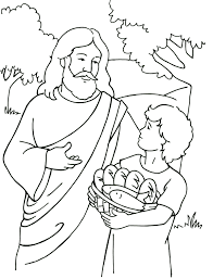 This bible lesson plan for children can be used in sunday school or children's church. Feeding 5 000 2 Coloring Page Sermons4kids