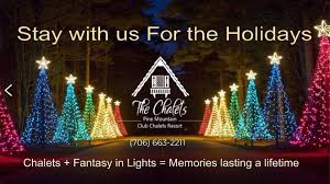 Stay With Us While Enjoying Fantasy In Lights Opening In This Month We Have Chalets That Can Handle Bringing Mountain Resort Pine Mountain Pine Mountain Club
