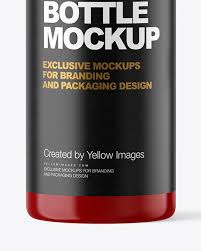 Download Glossy Plastic Bottle With Pump Mockup In Bottle Mockups On Yellow Images Object Mockups PSD Mockup Templates
