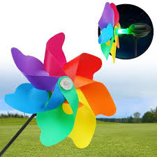 Gartenwindmaœhle Mit Solar Und Led Licht Led Licht Led Licht