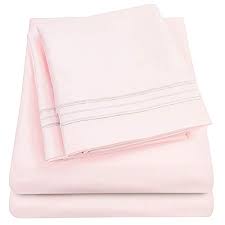 Our 1500 supreme collection is a fine display of our commitment to quality and customer feedback. 1500 Supreme Collection Extra Soft Split King Sheets Set Pale Pink Luxury Bed Sheets Set With Deep Pocket Wrinkle Free Hypoallergenic Bedding Over 40 Colors Split King Size Pale Pink Buy