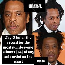 Jay-Z holds the record for the most number-one albums🥇💯
