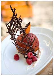 Market Salamander Deep Plate Gourmet Food Plating Chocolate Garnishes Desserts