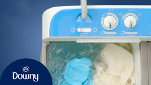 How do you make homemade fabric softener? How To Use Fabric Softener Semi Auto Downy Youtube