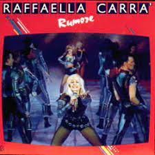 La risata il caschetto biondo,. Raffaella Carra Rumore 1991