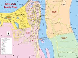 Choose the layers of your map manage map options: The Map Of Da Nang Vietnam With Landmarks Districts Transportation Hotels