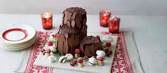 Spiced Buche De Noel With Rum Raisin Sauce And Mascarpone Filling The Great British Bake Off British Bake Off Yule Log Cranberry Compote