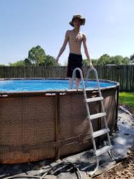 Safety Ladder That S Easy To Remove When Pool Isn T In Use Bestway Bestwayspringswim Tryazon In 2020 Spring Swim Pool Bestway