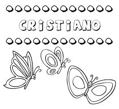 Descubre nuestras 1 500 páginas para adultos gratis. Cristiano Dibujos De Los Nombres Para Colorear Pintar E Imprimir