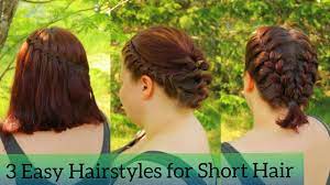 Maybe you would like to learn more about one of these? 3 Quick Easy Hairstyles For Short Hair French Braids In 3 Ways How To Braid Hairstyles Youtube