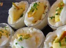 Recette Les Poussins Mimosas Kiri C Dans Leur Nid 750g Recette Oeuf Oeufs Mimosa Recette Oeuf Mimosa