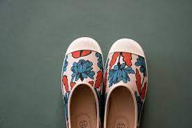 18dec台灣手作鞋hc1112 京都手作 暖甜小菊花布鞋 日本製限量布 18decbeauty slippers shoes fashion