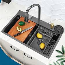 Waterfall Kitchen Sink 304 Stainless