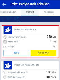 Pilih kuota paket internet kartu as 4g, maxstream, videomax, hooq, viu, gigamax, & cek cara daftar/beli! Kuota Internet Gratis Xl 250 Mb Hari Paket Gift 250 Mb Review Teknologi Sekarang