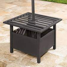 Umbrella Stand Side Table Patio Table Umbrella Patio Umbrella Stand Table Umbrella