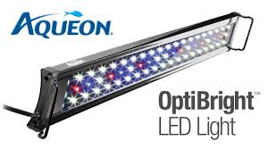 Aqueon Optibright Led Aquarium Light Fixture Youtube