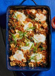 Bibimbap Casserole With Tofu Recipe Healthy Casserole Recipes Recipes Tofu