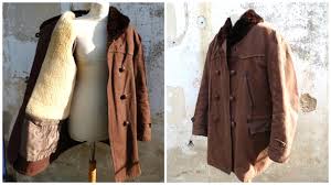 Manteau homme 2021 manteau confortable en coton mélangé noir sélectionner couleur gris bleu. Canadienne Vintage D Occasion