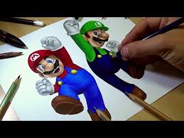 This games has a lot of well known characters, luigi is one of them. Drawing Mario And Luigi Youtube