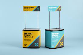 Download Promo Stand Mockup Set Deeplab Mockups