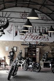 Pin By Tommy Vinson On Bikes Motorcycle Garage Motorcycle Workshop Garage Cafe