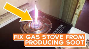 Propane that is burned straight without incorporating oxygen into the process will emit black smoke which leaves soot behind on your outdoor fire feature. How To Fix Your Gas Stove From Producing Soot In Three Steps Youtube