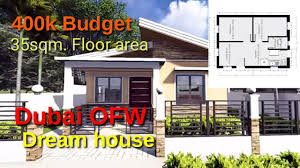 Every person has their dreams, and reaching it is a victory. Ofw Builds Modern 35 Sqm House With Php400k Budget Rachitect