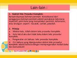 Teks Prosedur Kompleks Bahasa Indonesia Airline