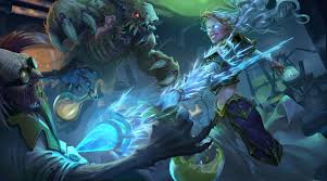 Jaina Proudmoore Hearthstone Heroes Of Warcraft Knights Of The Frozen Throne Video Games Magic Blizzard Entertainment Wallpapers Hd Desktop And Mobile Backgrounds