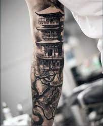 Erkeklere Ozel 90 Mimari Dovmeler Tattoo Tattoo Sleeve Designs Tattoos Arm Tattoos For Guys
