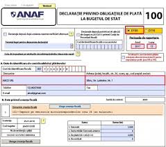 În termen de 15 de zile de la încheierea anului fiscal, organul fiscal central, în baza informaţiilor deţinute. Completarea Declaratiei 100 Scadenta In 25 Ianuarie 2018 In Doar 3 Pasi Contabilitate Fiscalitate Monografii Contabile