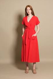 Mara Hoffman Red Ingrid Dress Bona Drag Dresses Clothes Fashion