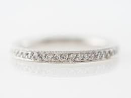 Milgrain Diamond Eternity Wedding Band In Platinum Diamond Eternity Wedding Band Platinum Wedding Band Eternity Wedding Band