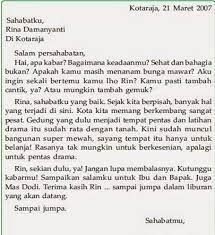 Tempat dan tanggal pembuatan surat. Contoh Surat Pribadi Pengertian Struktur Dan Bahasa Inggris