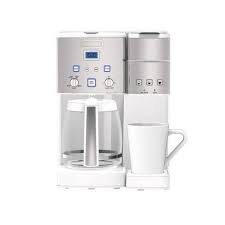 You can purchase glass carafes, carafe lids, filters, water filter holders, and filter basket holders, among other parts. Cuisinart Coffee Center 12 Cup Coffeemaker And Single Serve Brewer White Ss 15wp1 Target