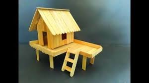 Maybe you would like to learn more about one of these? Cara Membuat Miniatur Rumah Panggung Sederhana Dari Stik Es Krim Youtube