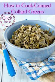 An Easy Recipe For How To Cook Canned Collard Greens So That Anyone Can Do It Doctor Up Canned Greens Recipe Glory Greens Recipe Canned Collard Greens Recipe