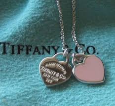Return To Tiffany Pink Enamel Double Heart Necklace Tiffany And Co 1726602159 Doodle hand drawn pink heart shaped on white background. return to tiffany pink enamel double