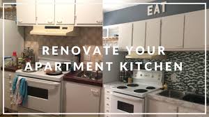 apartment kitchen makeover on a budget