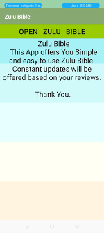 The application has all the books of the old and the new testaments and is one of the . Zulu Bible Free Mode For Android Apk Download