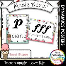 This vector file is totally editable in illustrator. Music Decor Sweet Shoppe Dynamics Posters Elements Of Music