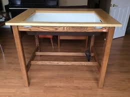 Vintage Hamilton Lighted Drafting Table Etsy Drafting Table Table Tilt Table